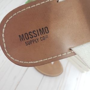 Mossimo Supply Co. Shoes - Mossimo White PU Leather Thong Sandals Mossimo Supply Co. Shoes - Mossimo White PU Leather Thong Sandals